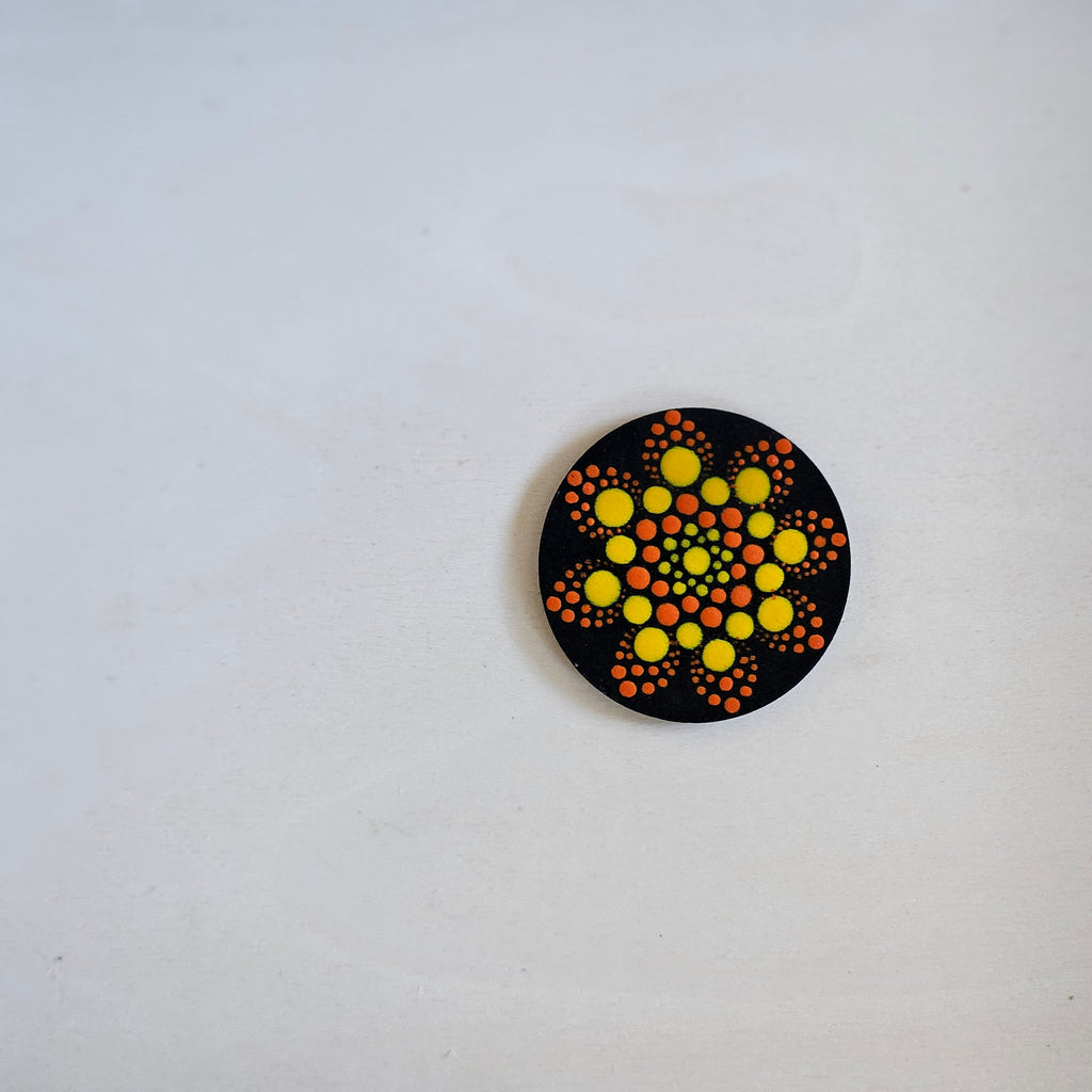 Dot Mandala Fridge Magnet