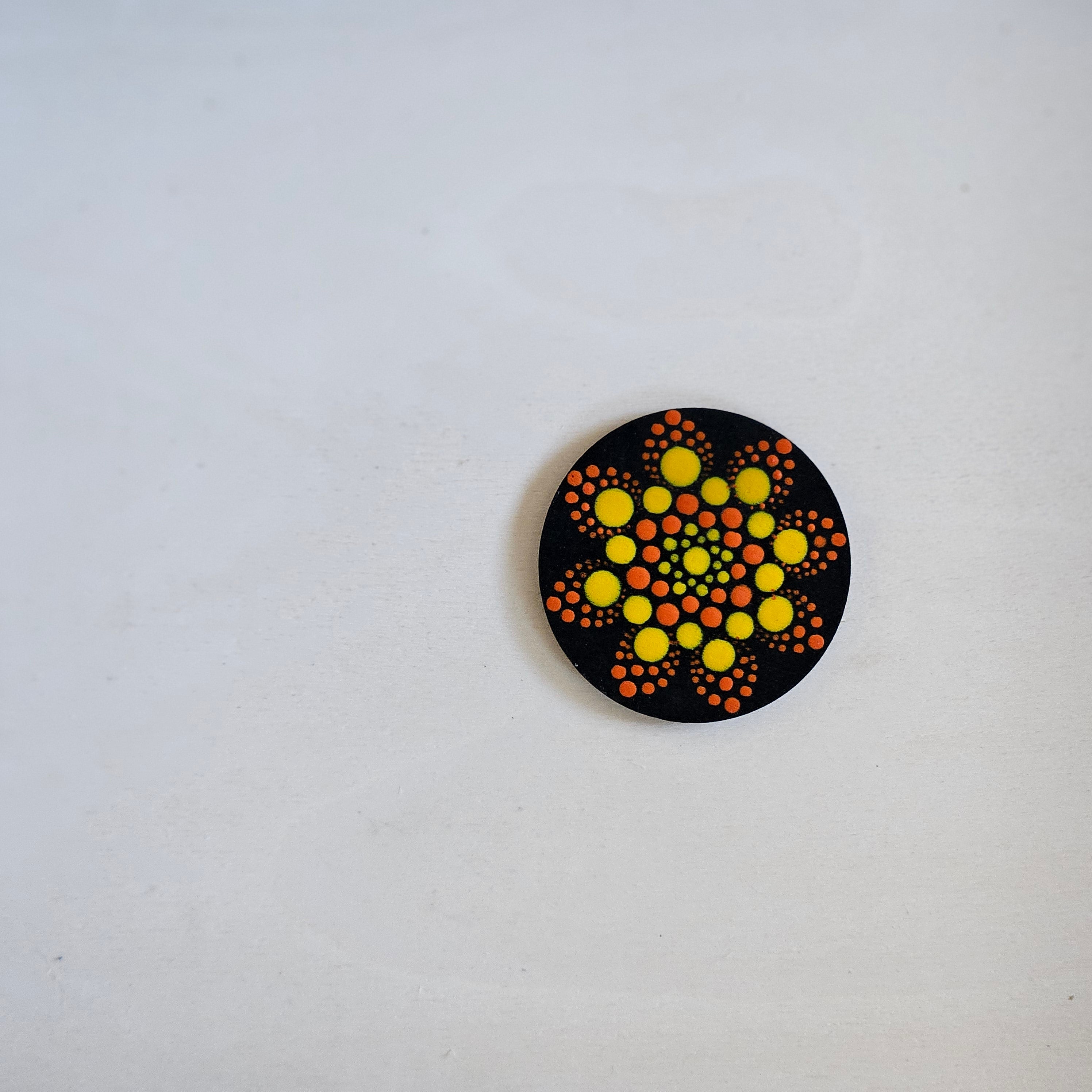 Dot Mandala Fridge Magnet