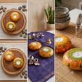Dot Mandala Ceramic Round Candle Holder