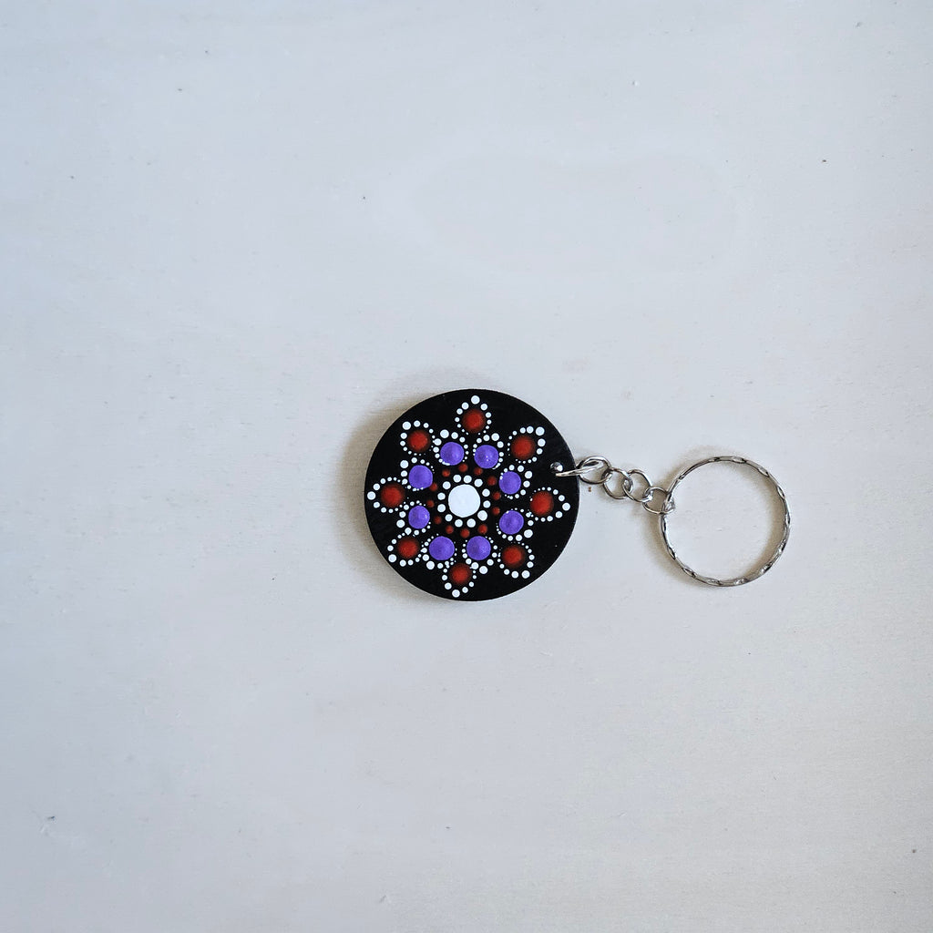 Dot Mandala Keychain
