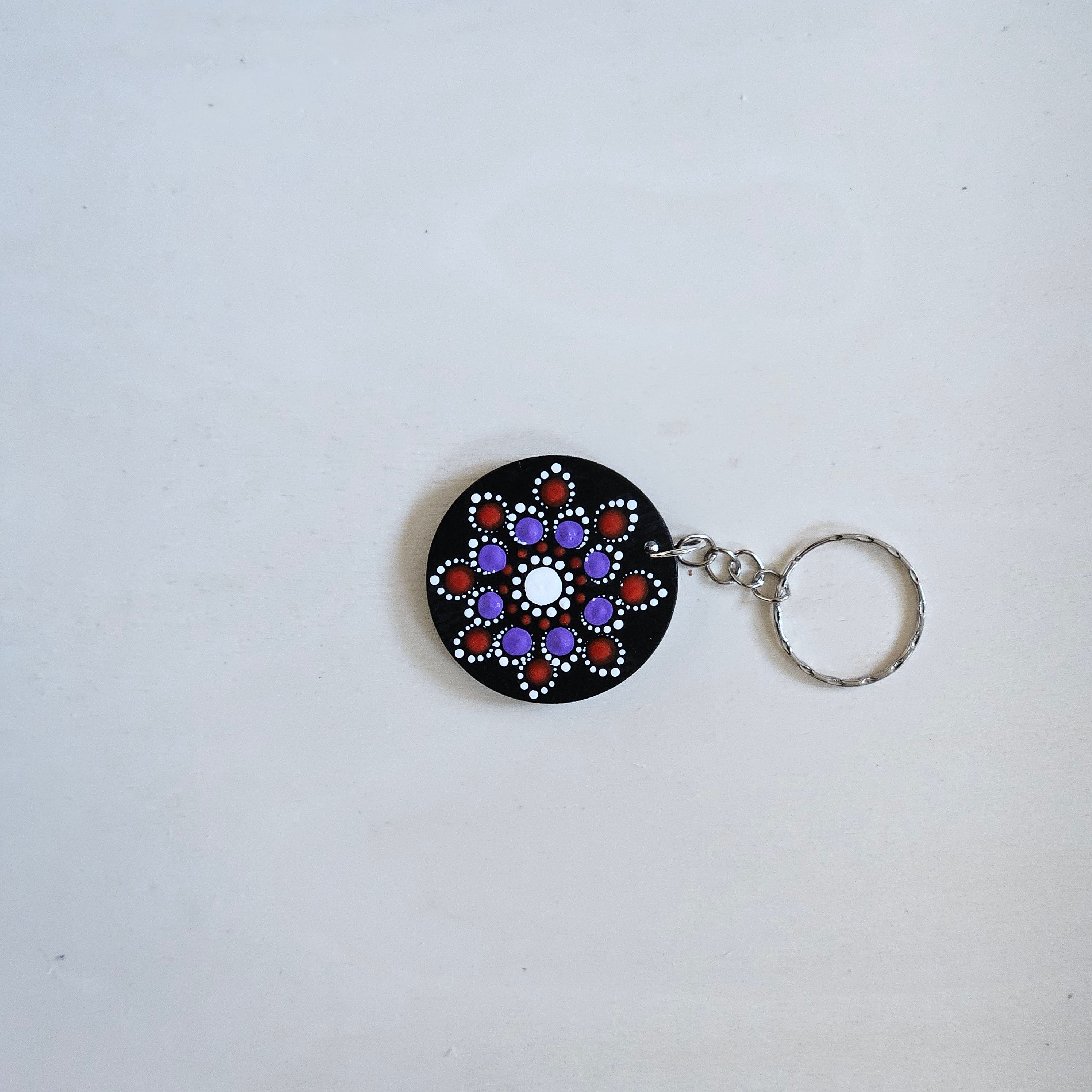 Dot Mandala Keychain