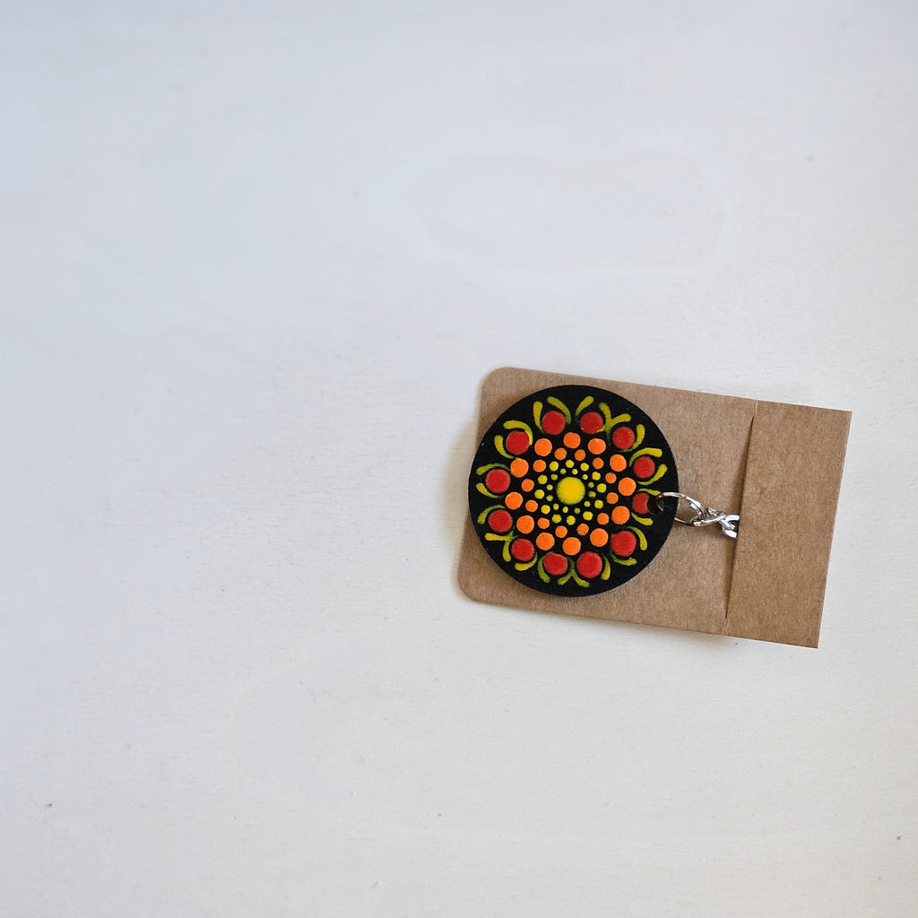 Dot Mandala Keychain