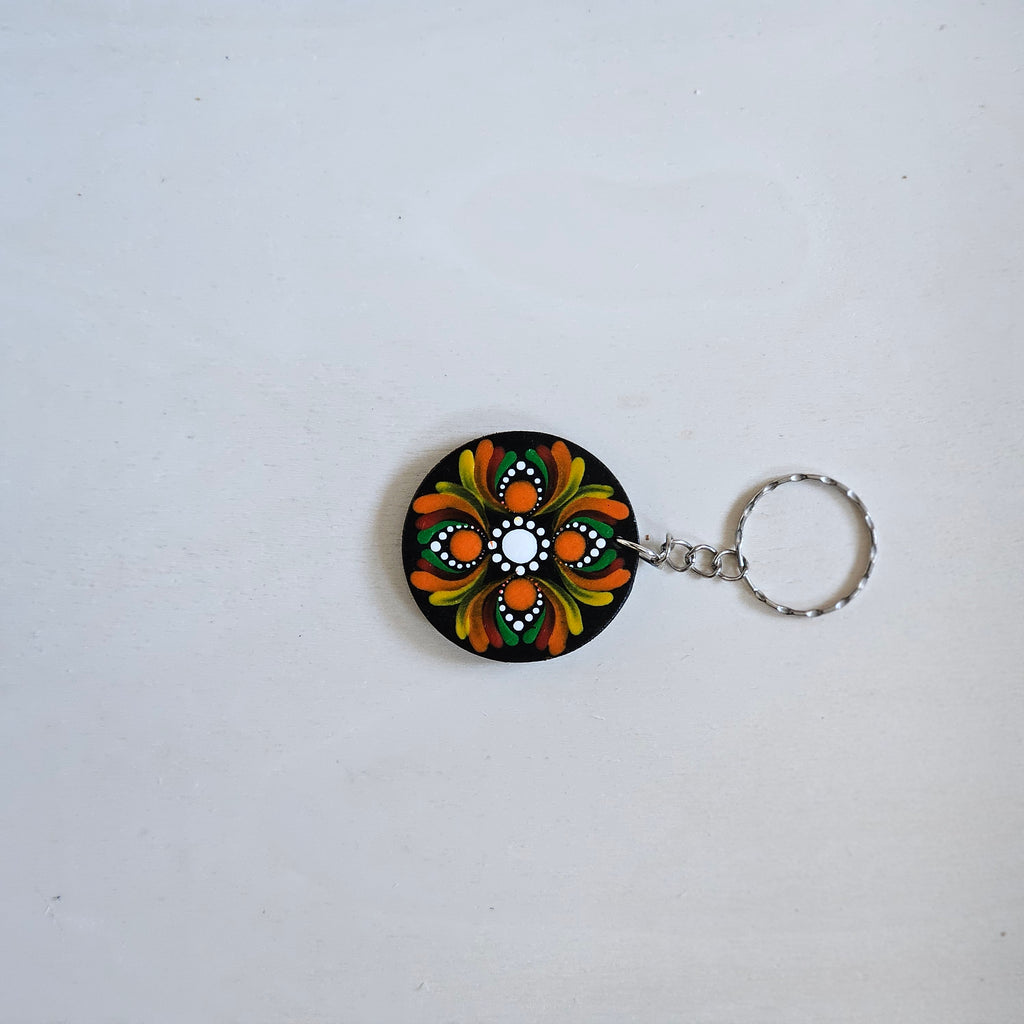 Dot Mandala Keychain