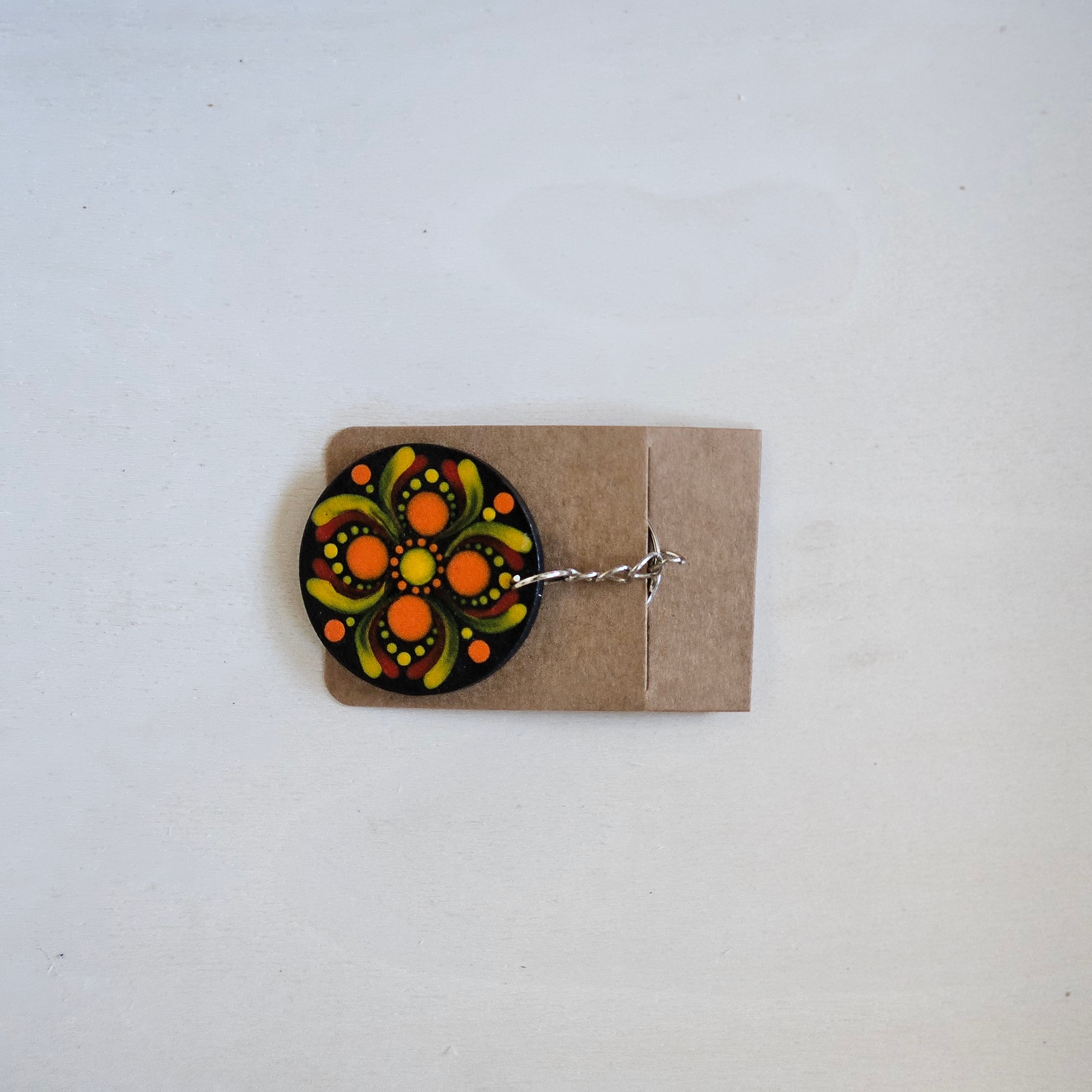 Dot Mandala Keychain