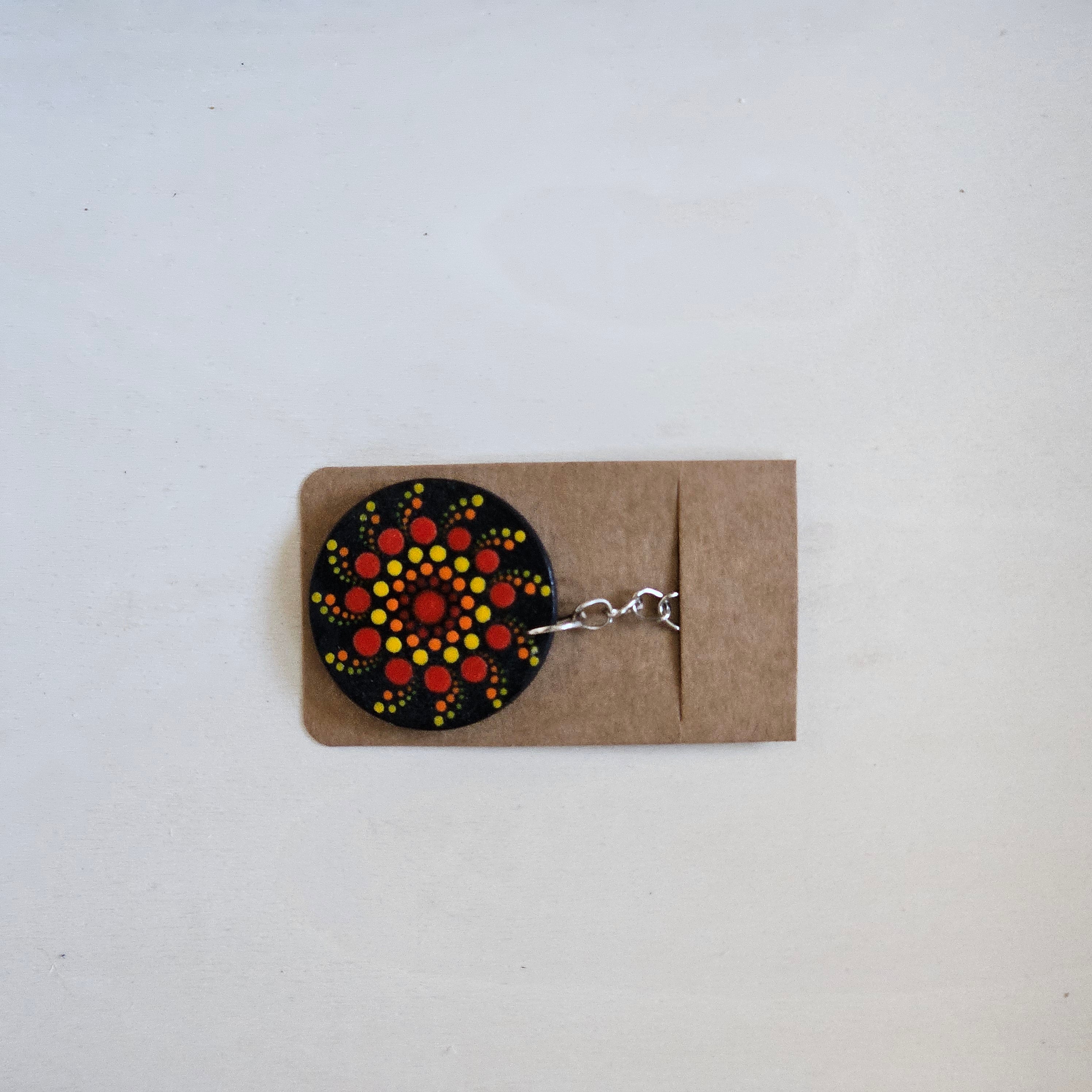 Dot Mandala Keychain