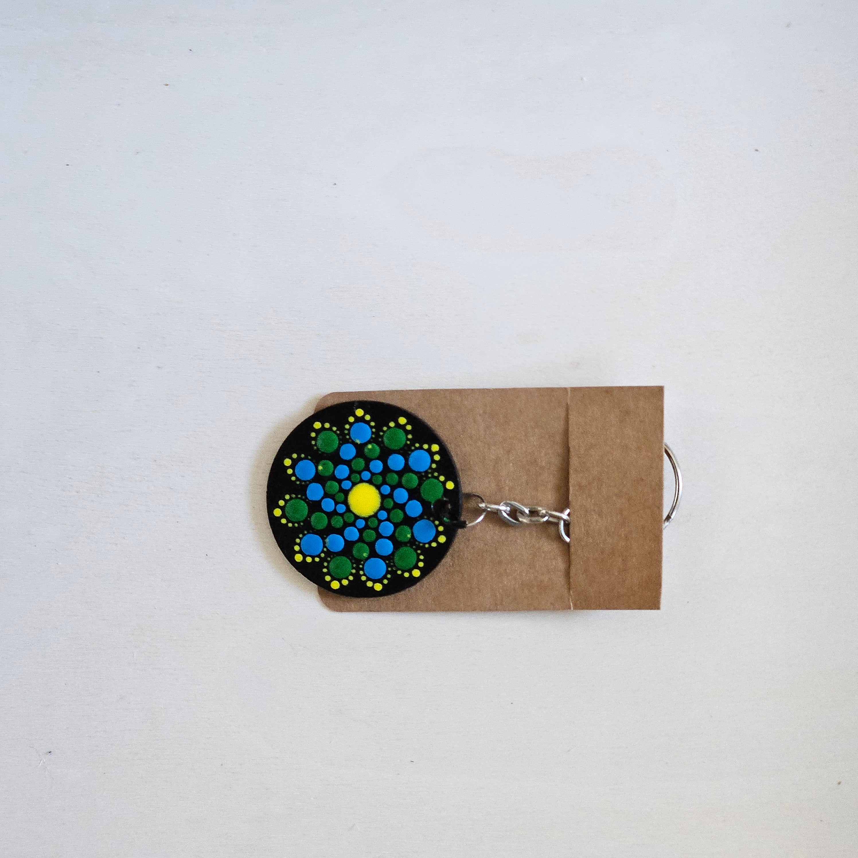Dot Mandala Keychain